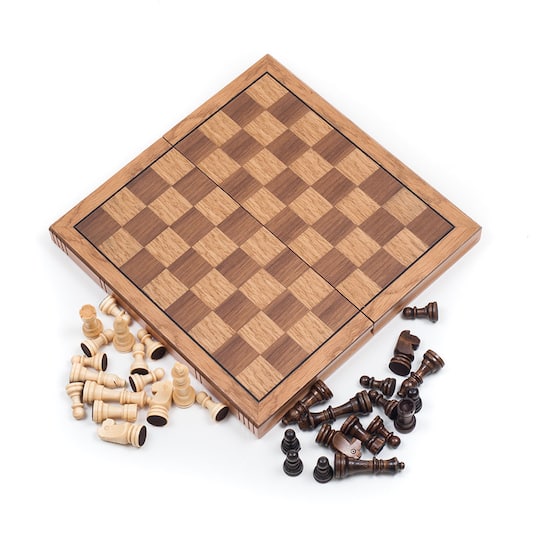 Toy Time Wooden Book Style Chess Board